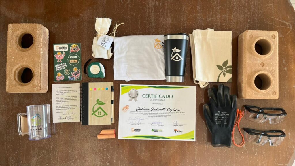 Curso Prático de Tijolo Ecológico - Kit